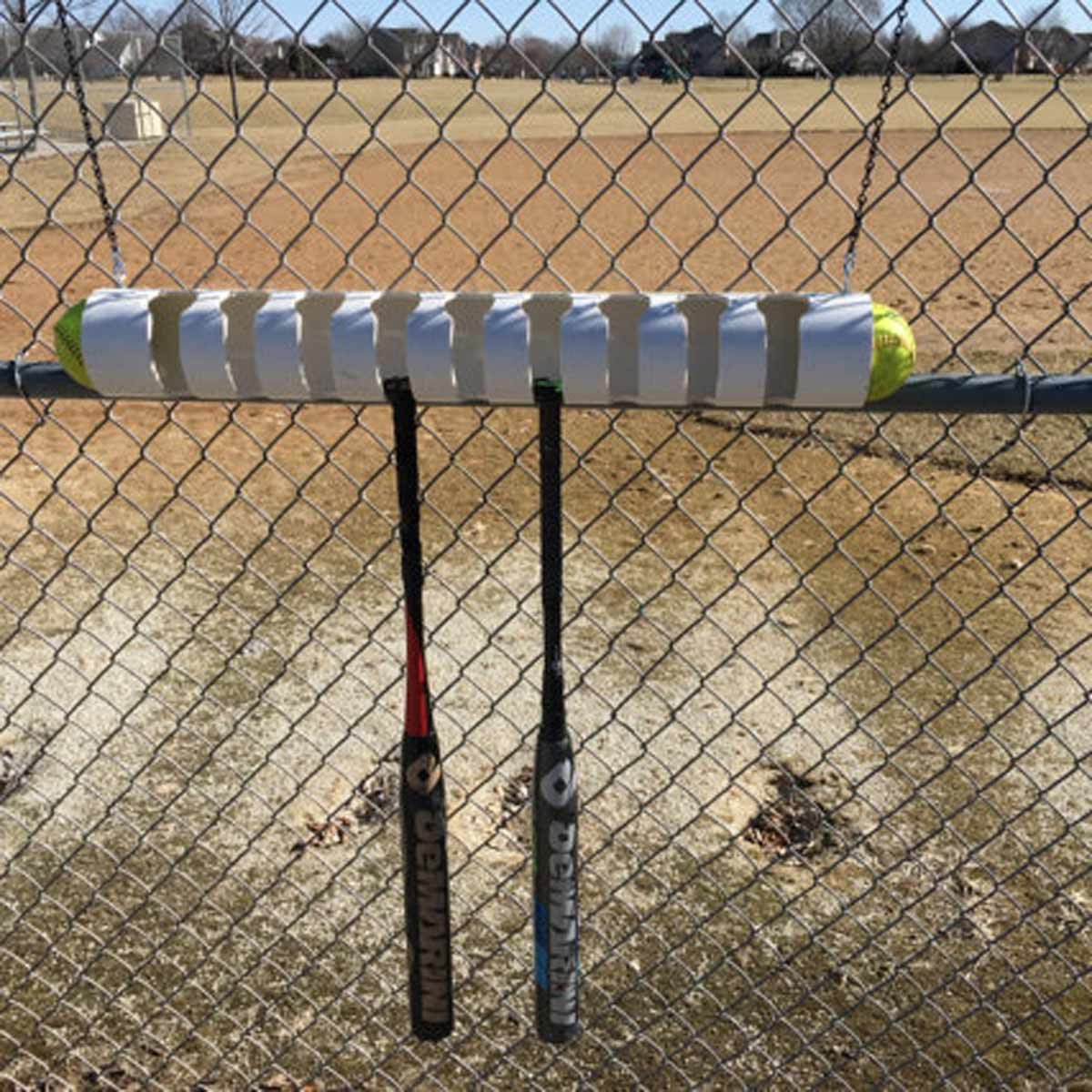 pvc bat and ball holder