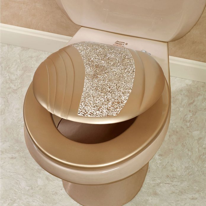 gold toilet