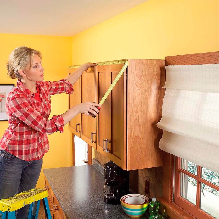 unused cabinet space