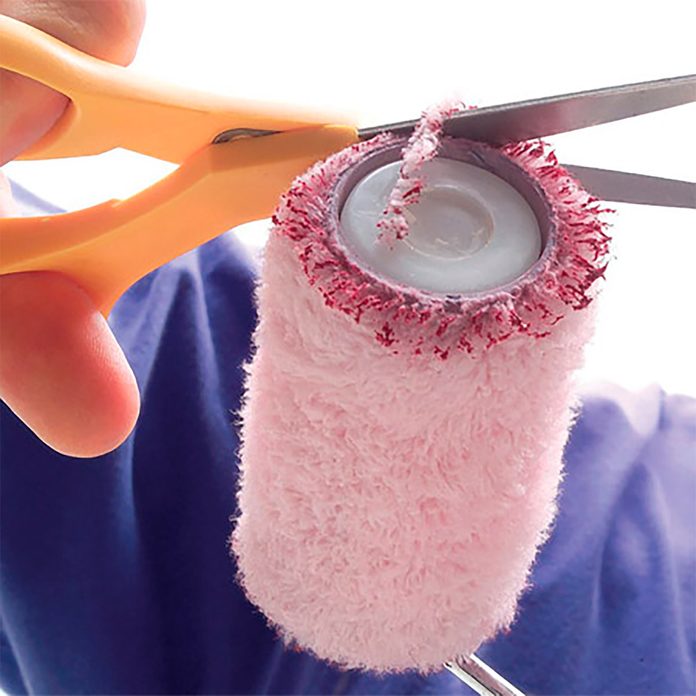 trimming paint roller