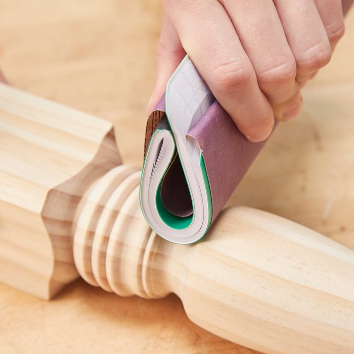 flexible sanding block using a notebook