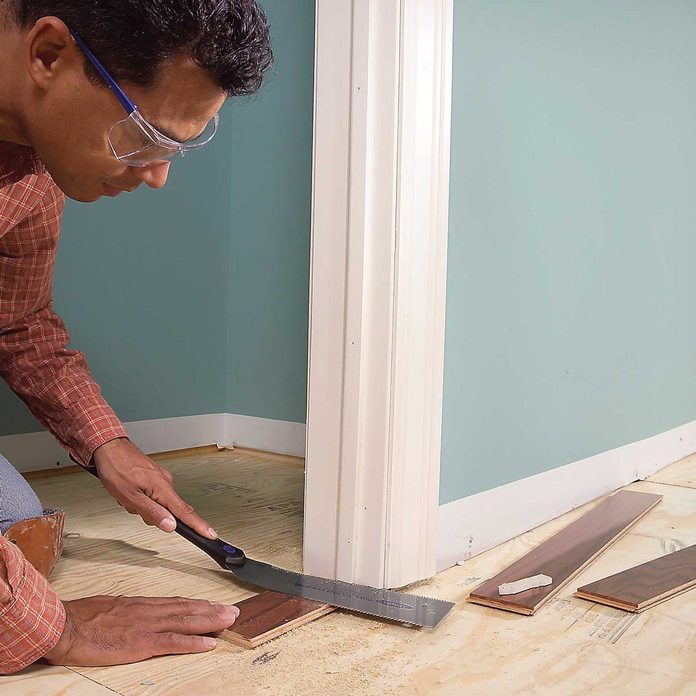 installing per finished wood flooring