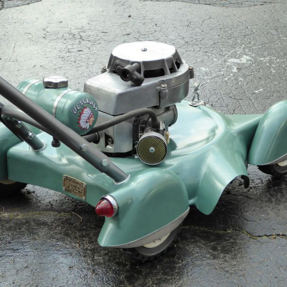 hot rod lawn mower lawnmower