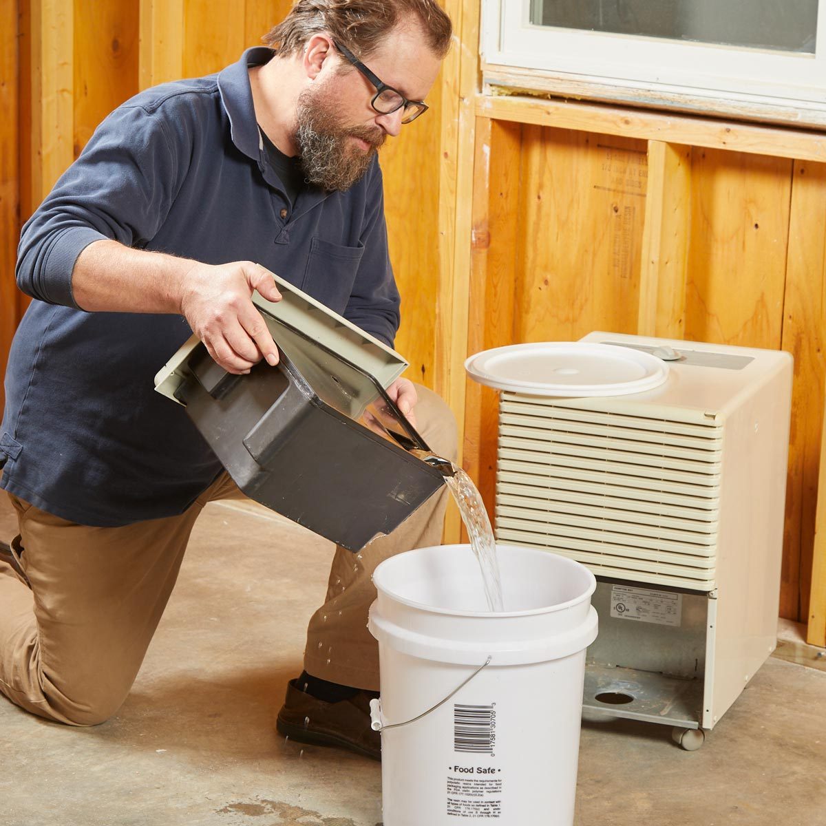 water from your dehumidifier