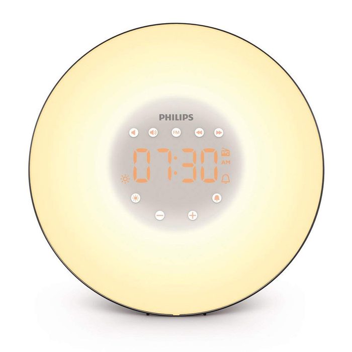 light up alarm clock