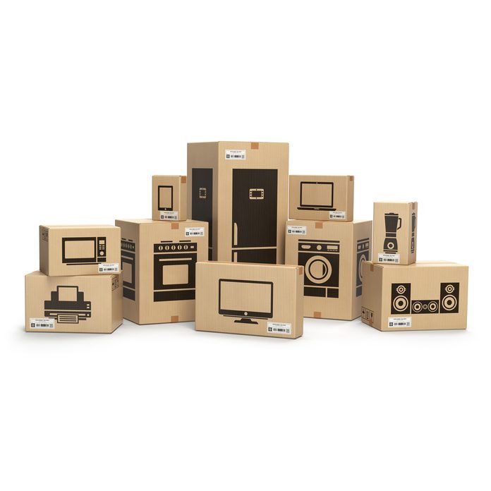 Packaging from expensive items tips off thieves.