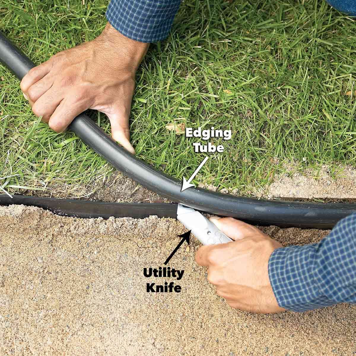 trim edging tube