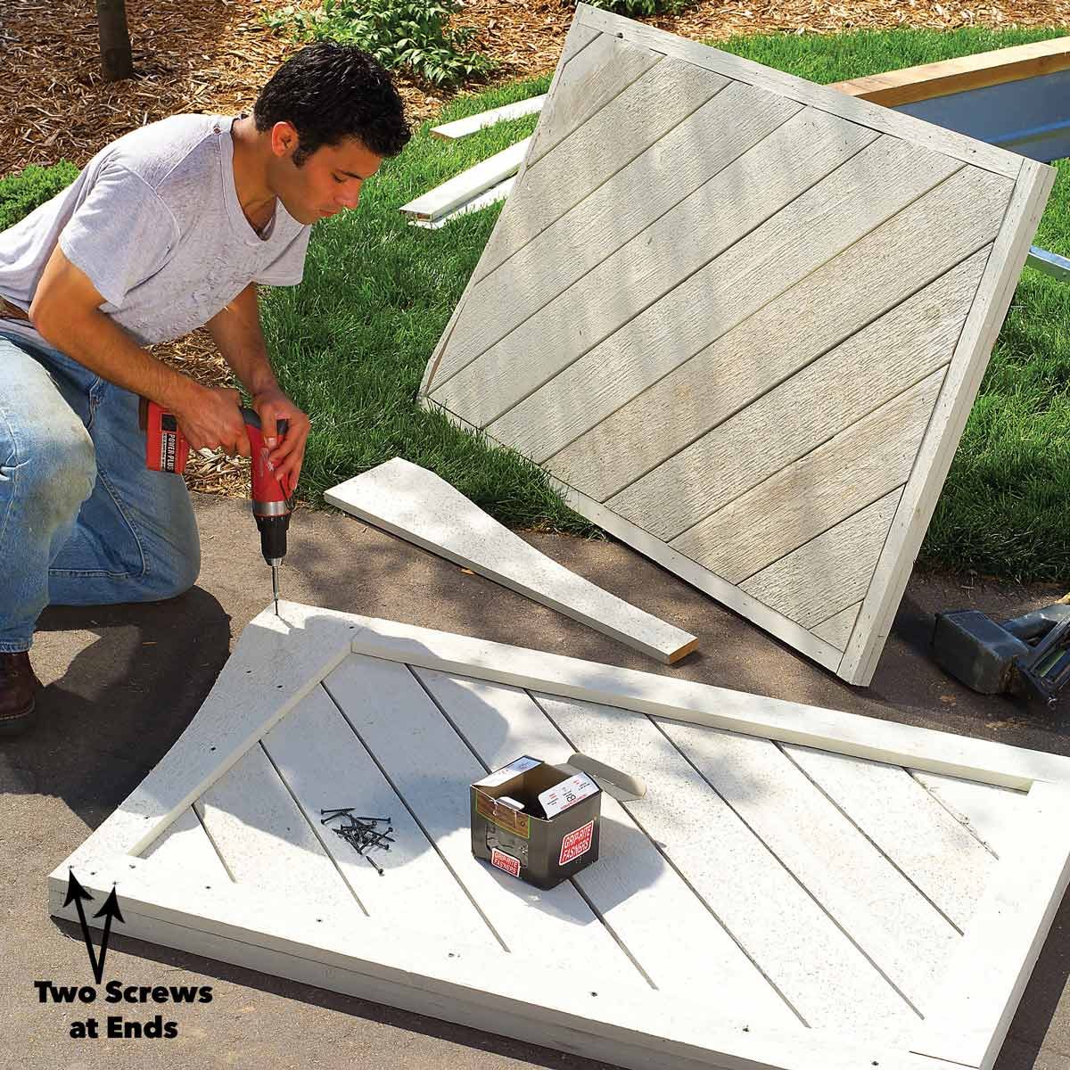fence gate trim