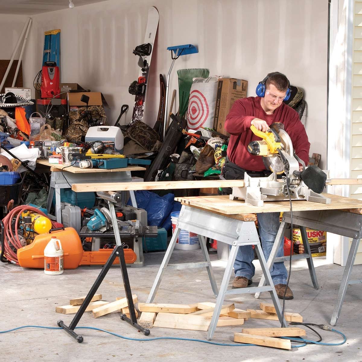 building garage shelves