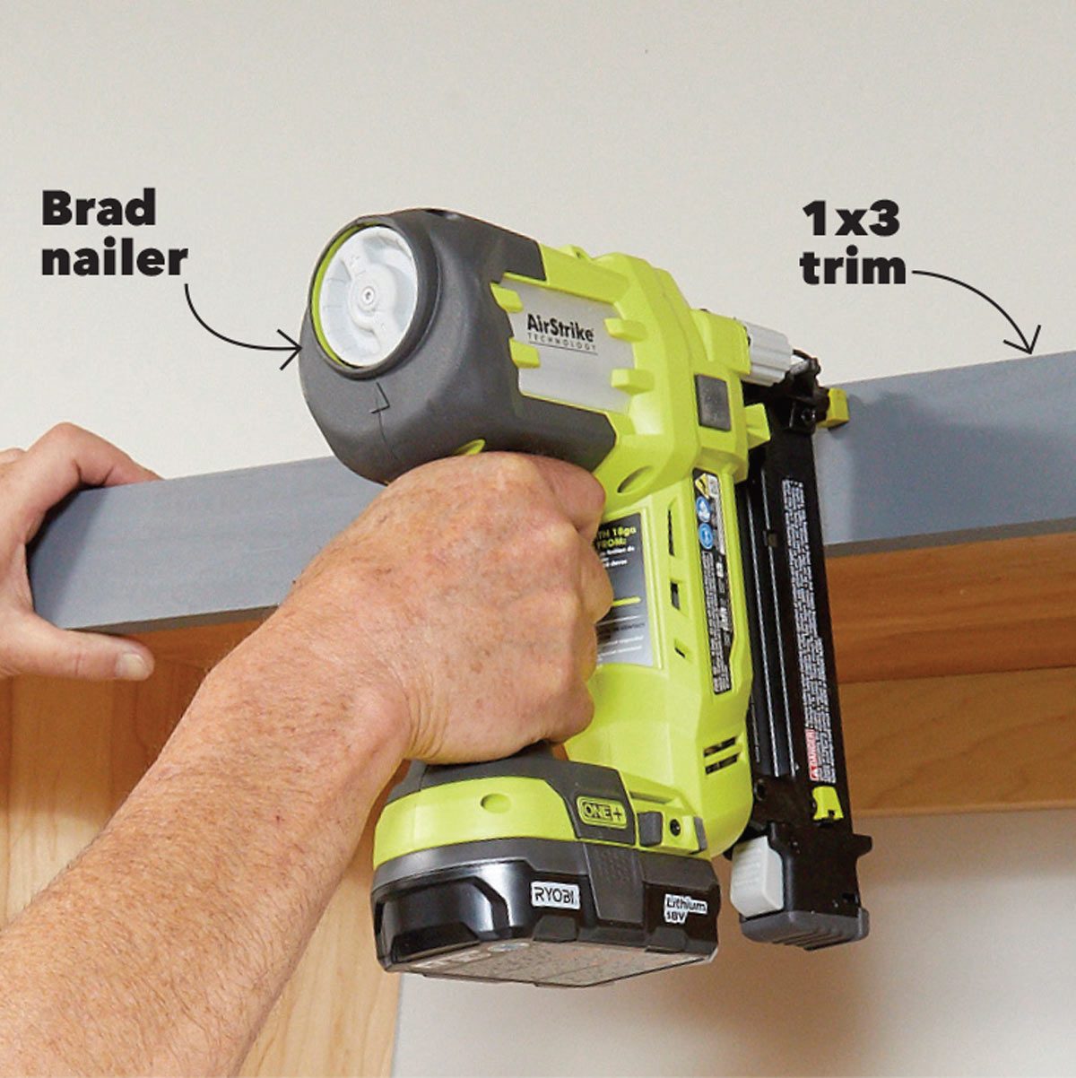 nail on trim garage cabinets