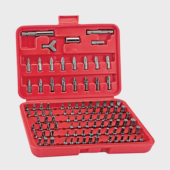 100 Piece Security Bit Set With Case Via Harborfreight