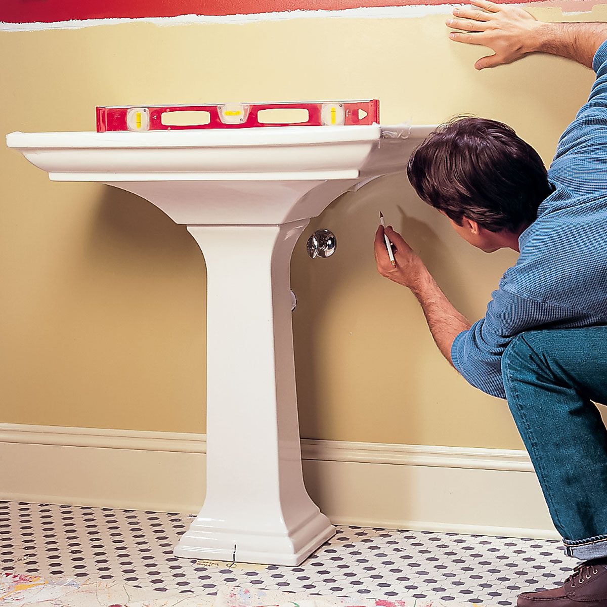 How To Install A Pedestal Sink