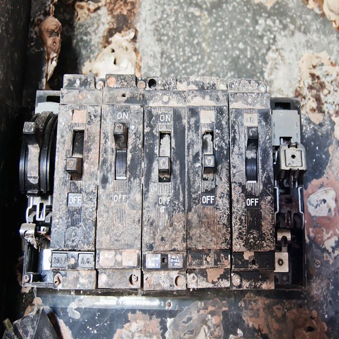 Corroded Electrical Panel Corroded interior of an electrical panel | Construction Pro Tips