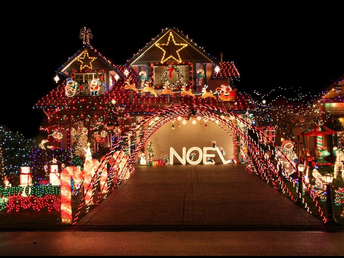 Vancouver awesome Christmas lights