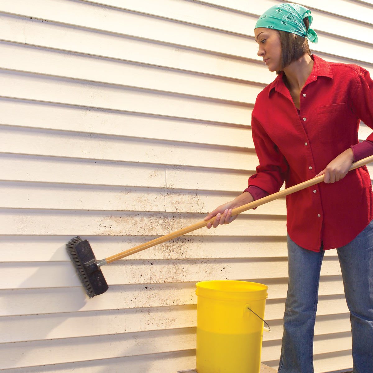 vinyl siding wash scrub