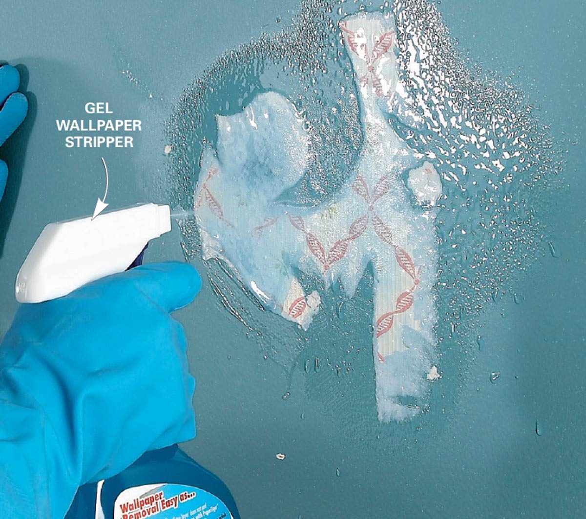 Use gel stripper on stubborn paste