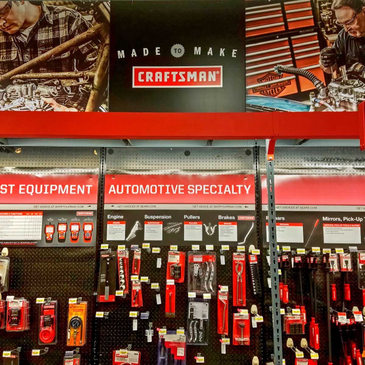 craftsman tool display