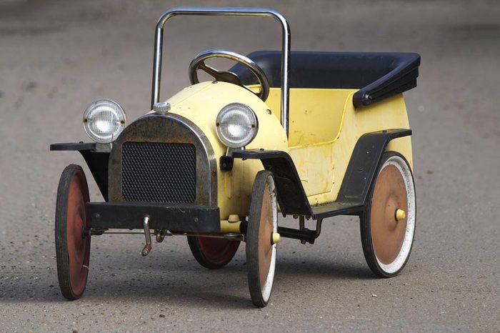 Vintage pedal car.