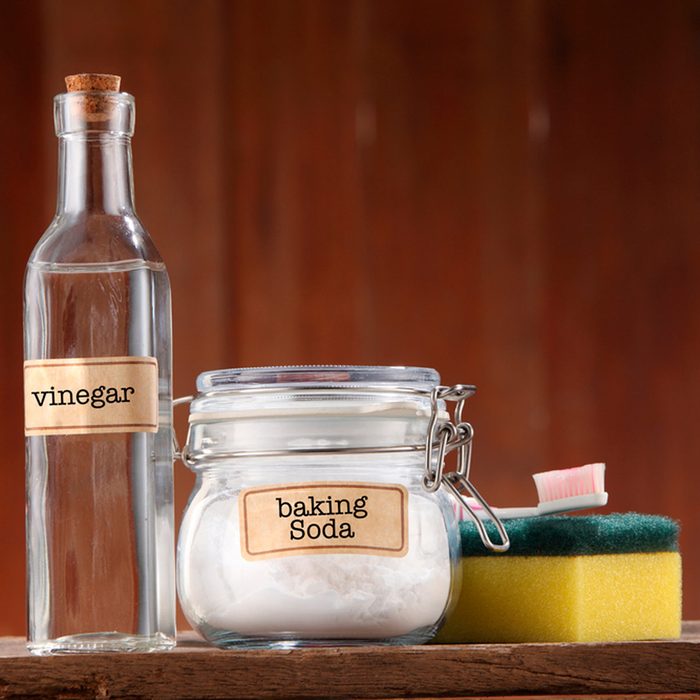 Vinegar and baking soda