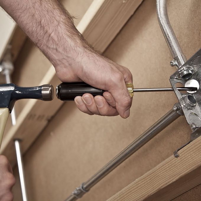 Strike the back  Striking the back of a demo screw driver | Construction Pro Tips