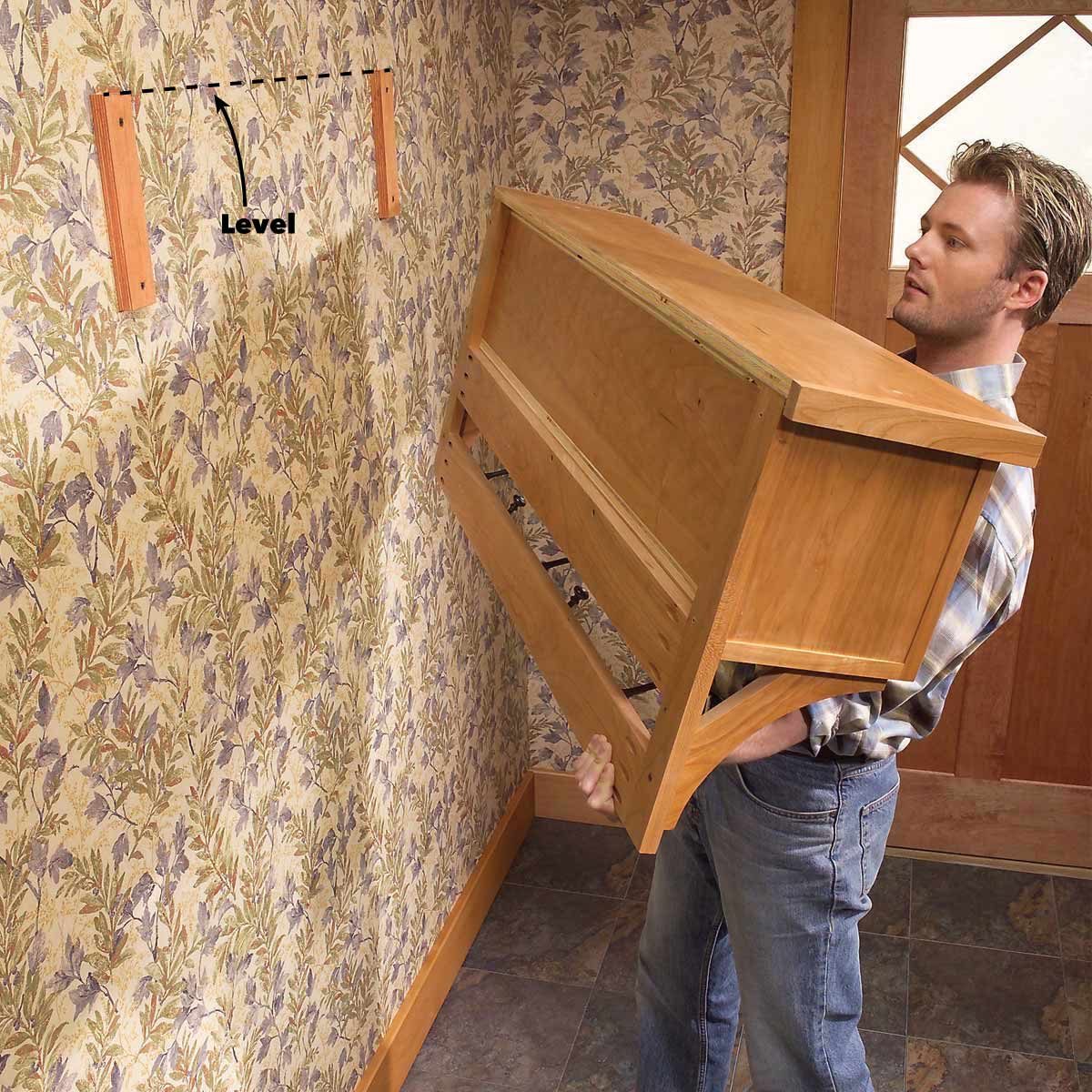 coat rack and storage bench