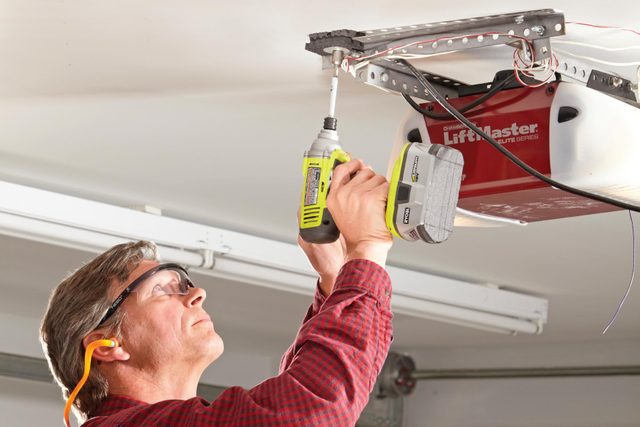 Fastening open brackets with