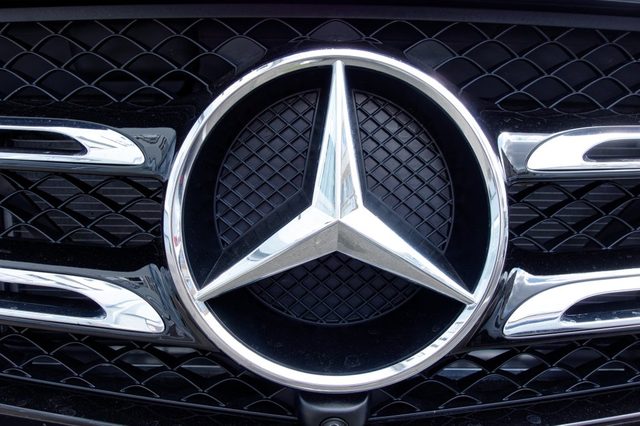 Trier, Germany - August 23, 2018: Mercedes-Benz is a global automobile marque and a division of the German company Daimler AG. The brand is known for luxury vehicles, buses, coaches, and lorries.
