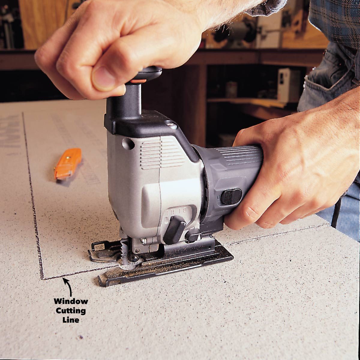jigsaw to cut cement boards