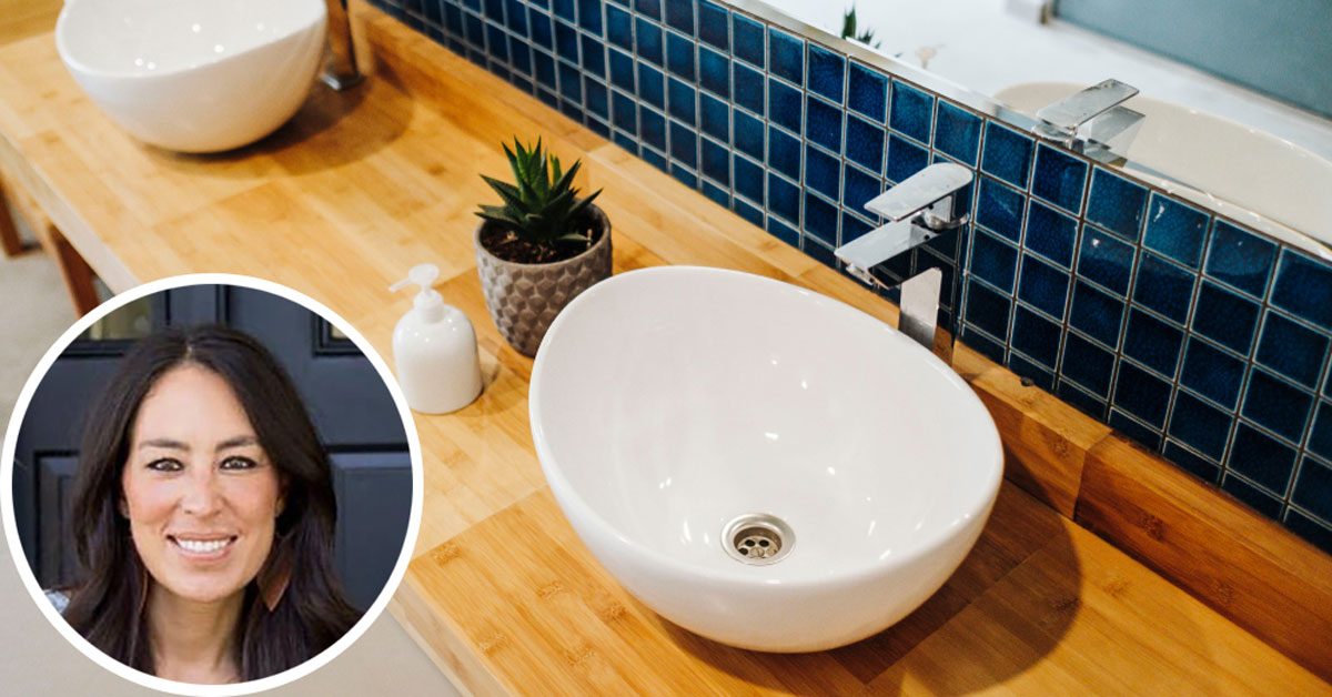 joanna gaines small bathroom tips