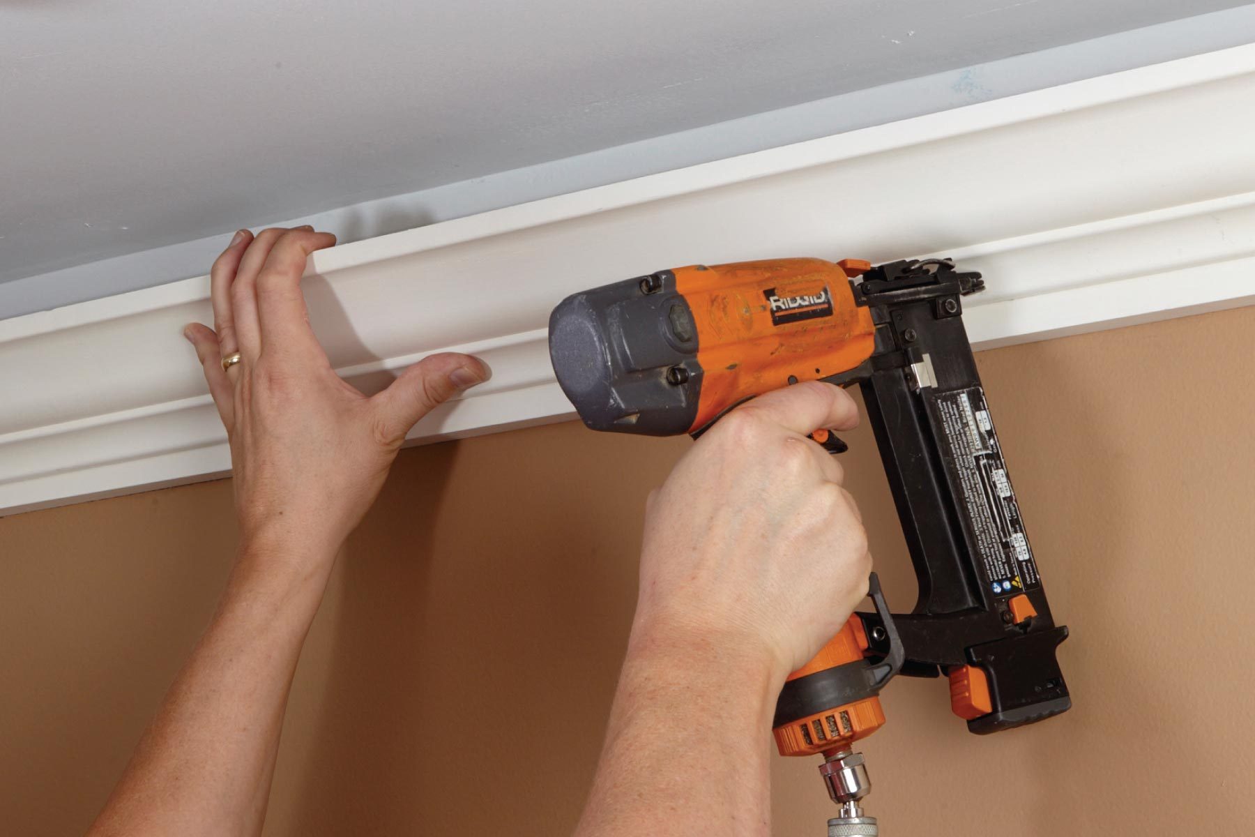 Install Elegant Cove Lighting installing the crown