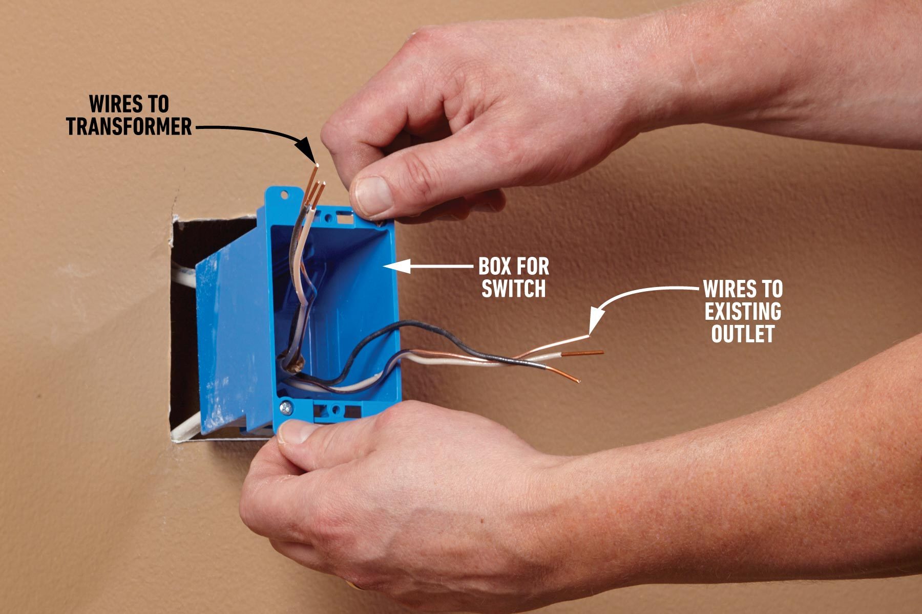 Install Elegant Cove Lighting installing the new boxes