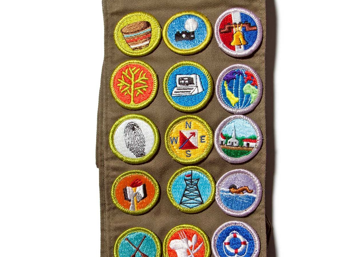 Boy Scout badges