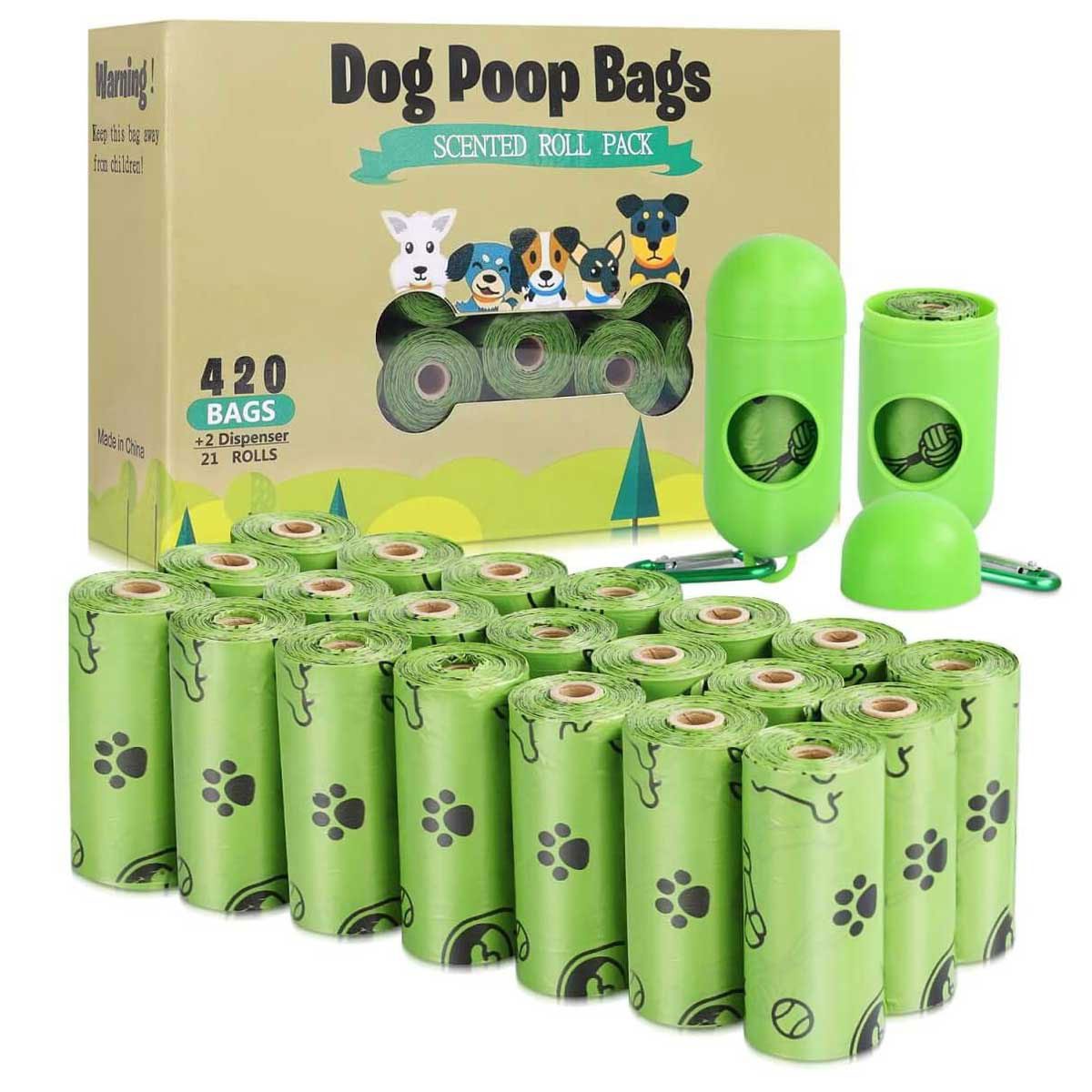 Dog Poop Bag Keychain