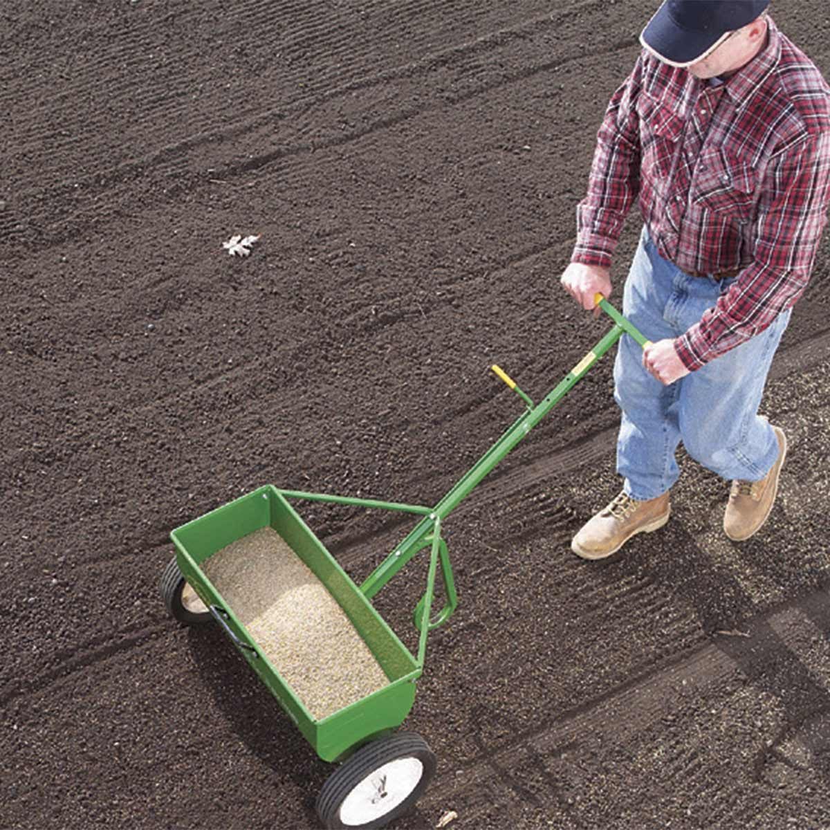 adding fertilizer