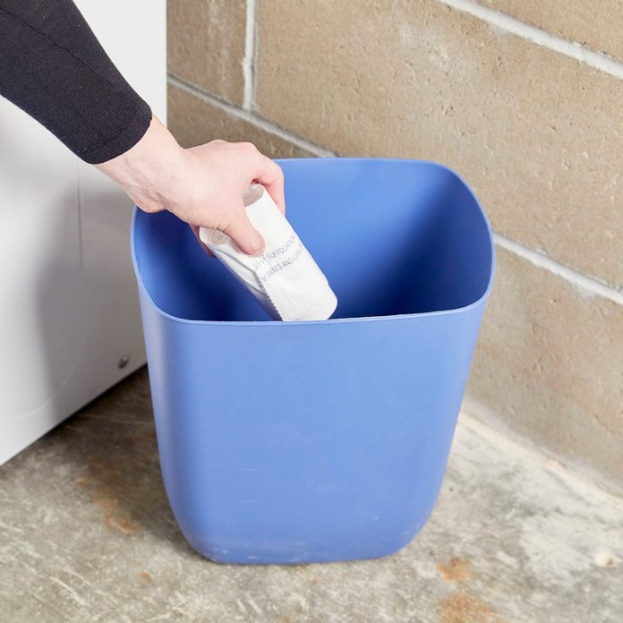 HH keep an extra bag in the trashcan