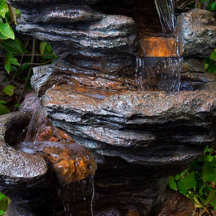 Rock water feature