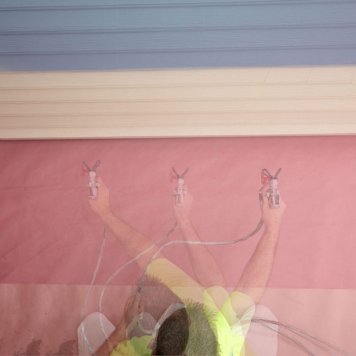 keeping the gun perpendicular to the wall | Construction Pro Tips