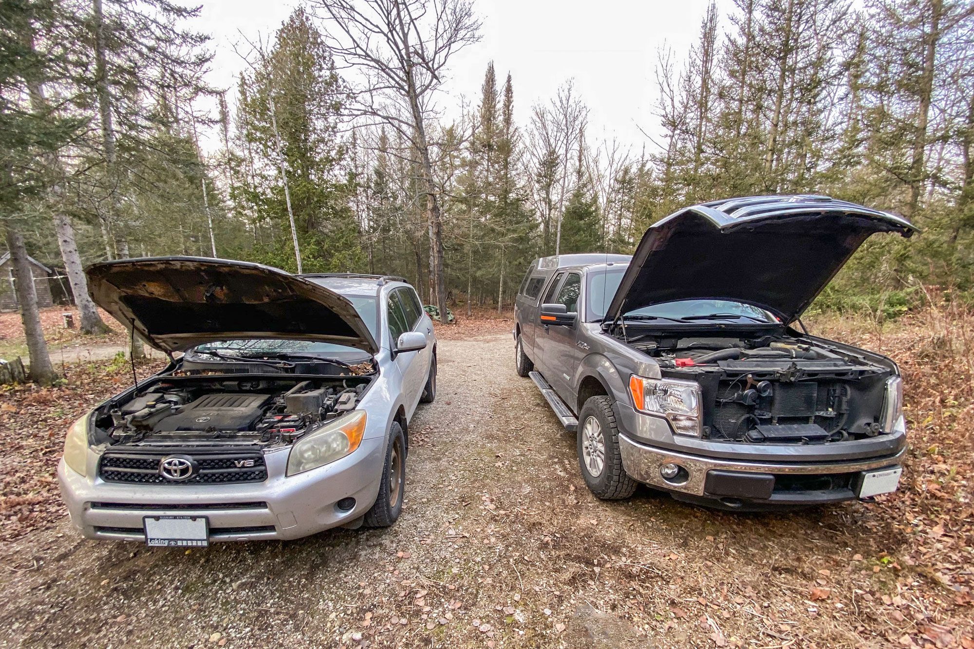 Park Vehicle side by side