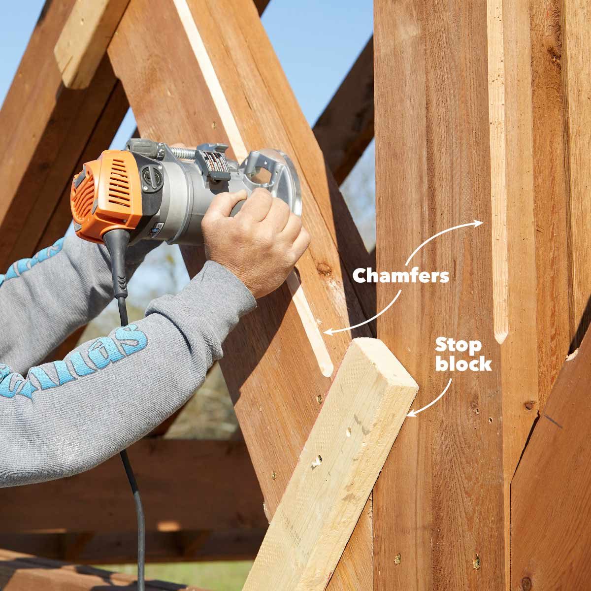 kitchen pavilion shed rout the gable