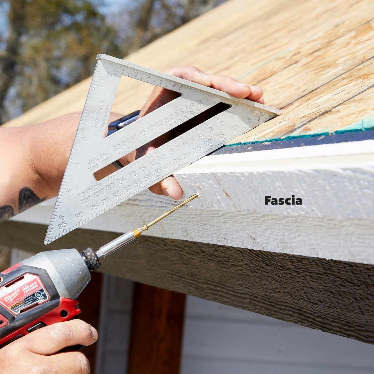 kitchen pavilion shed trim the roof