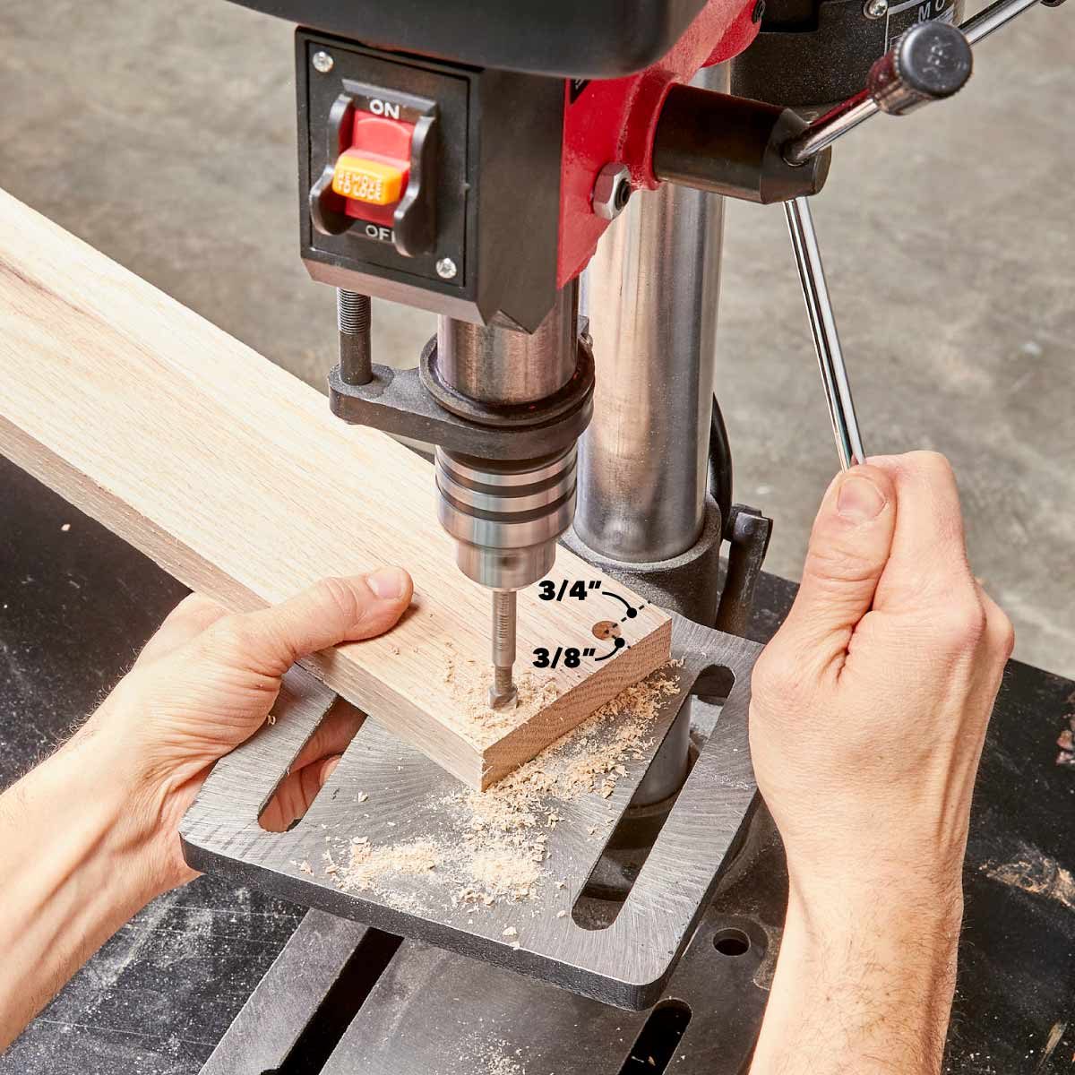 dartboard drill the plug holes