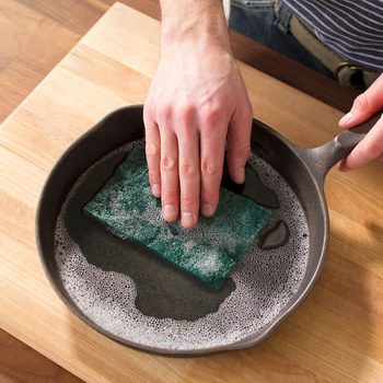 clean cast iron