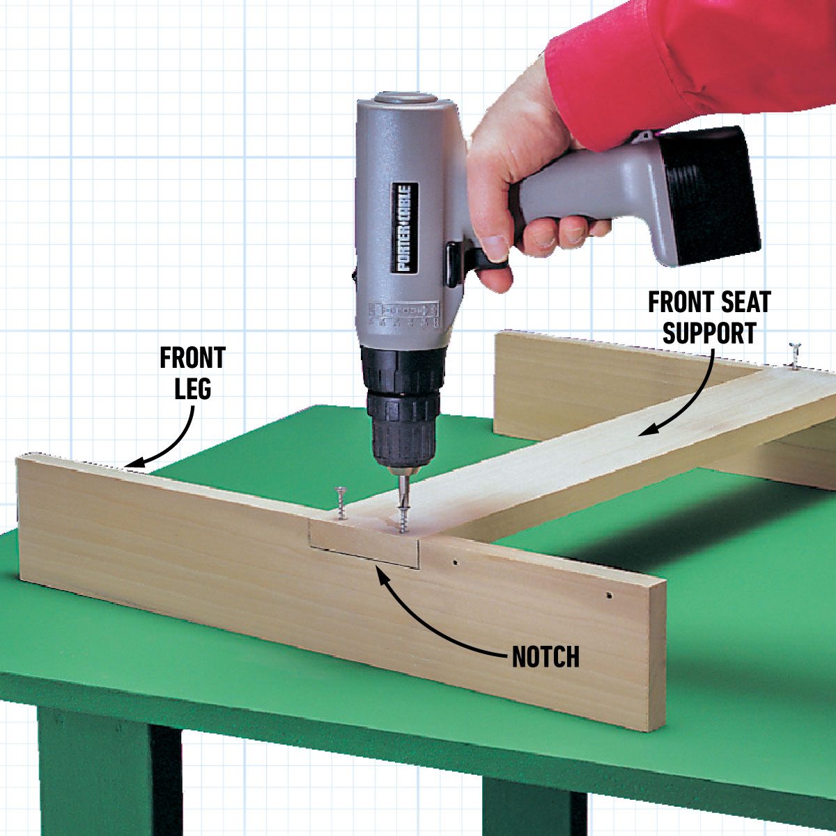 Build The Front Leg Assembly