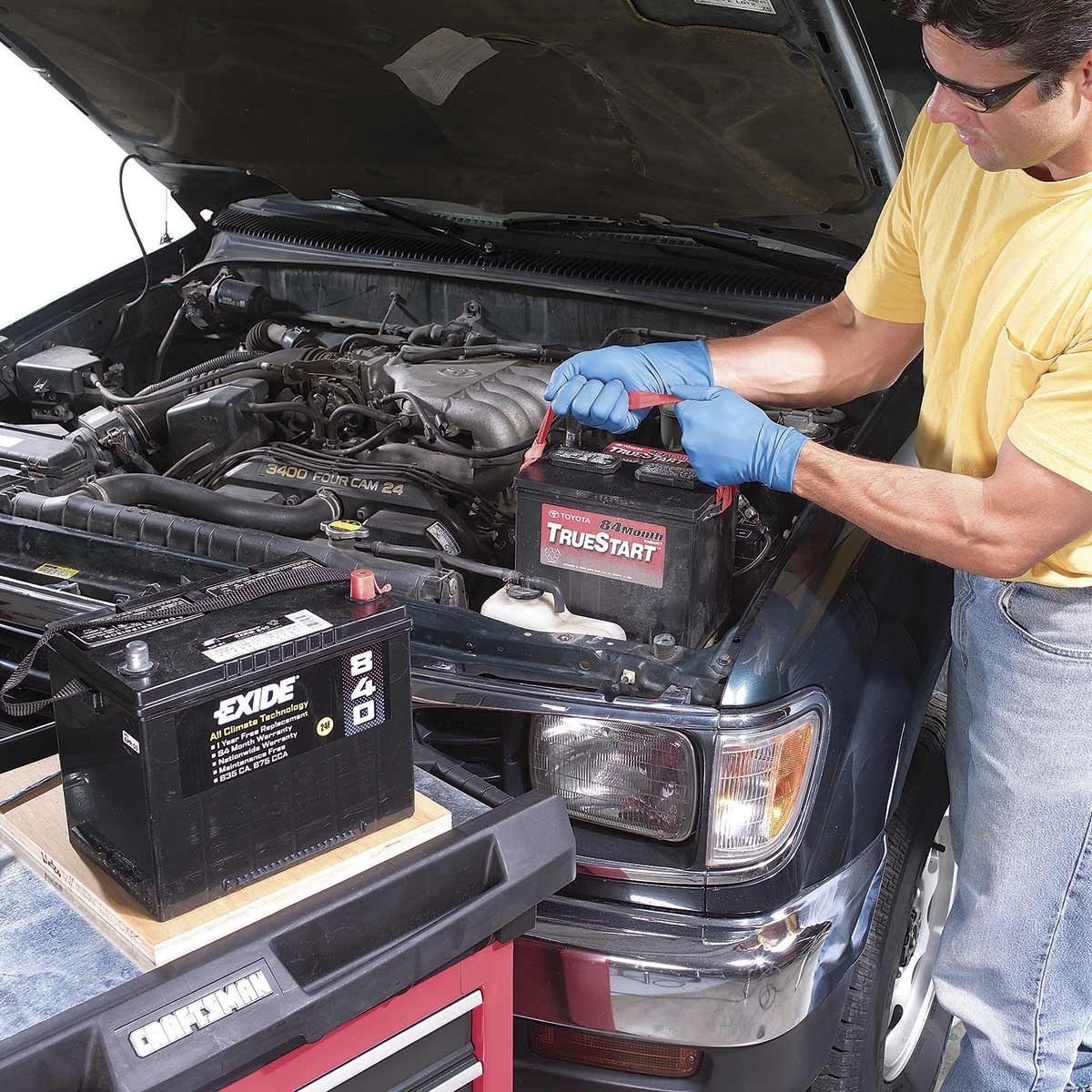 how to replace a car battery