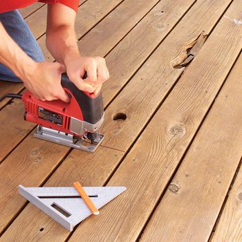 replace broken deck boards