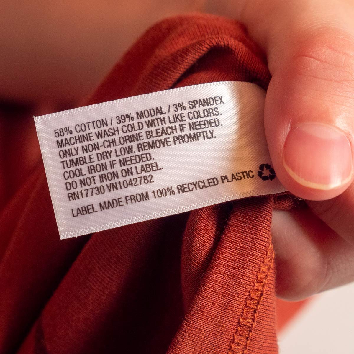 care tag instructions