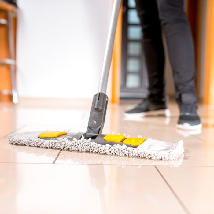 how to clean tile floors