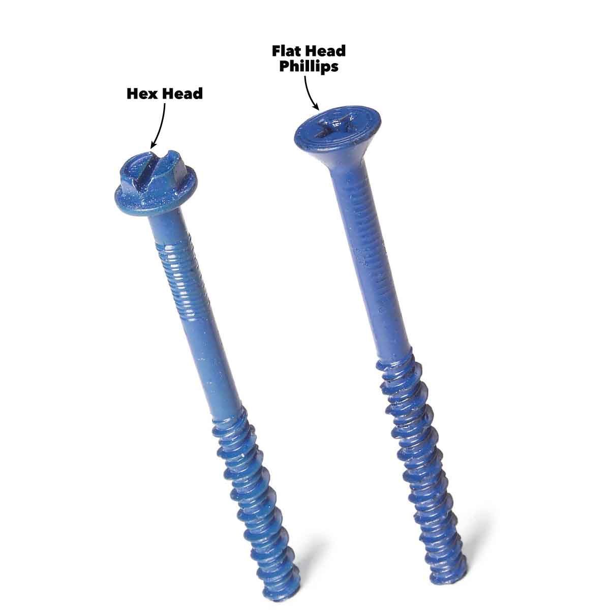 drilling concrete fasteners drill heads