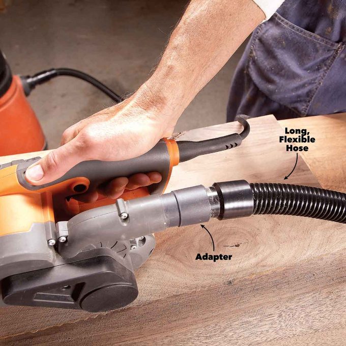 belt sander better dust collection