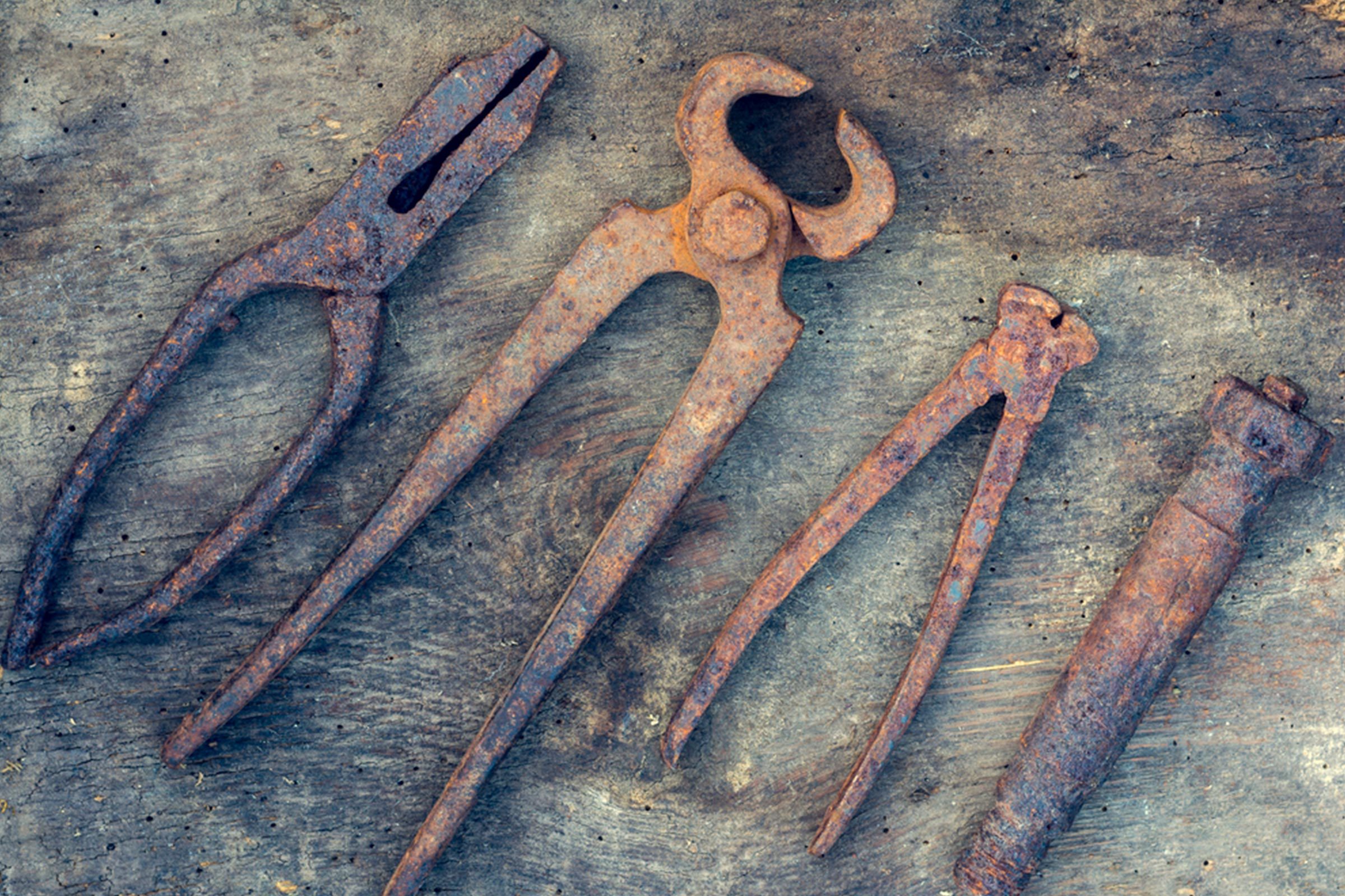 Rusty tools